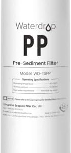 Waterdrop TSPP Under Sink Water Filter | 3-Stage Ultra-Filtration System | Ideal for Home Use | Removes Sediment & Impur