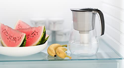 AQUAPHOR Water Filter Pitcher Opal 12 Cup - Long-Life 145 Gallons Filter, Perfect for Families, Optimal for Everyday Use