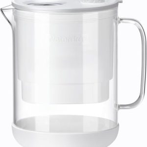 Waterdrop Glass Water Filter Pitcher - Eco-Friendly 7-Cup with NSF 53&42&372 Certified Filter - Reduces PFOA/PFOS, Chlor