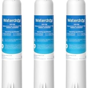 Waterdrop EDR3RXD1 Refrigerator Water Filter Replacement for Everydrop® Filter 3 - Compact Design, Easy Installation, Co