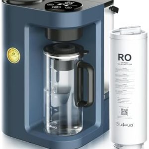 Bluevua RO100ROPOT-Lite Countertop UV Reverse Osmosis Water Filter System - 7-Stage Purification, Portable Water Purifie
