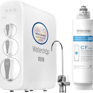 Waterdrop G3 Reverse Osmosis System | NSF/ANSI Certified | Advanced Water Filtration | Ideal for Families | WD-G3-CF Rep