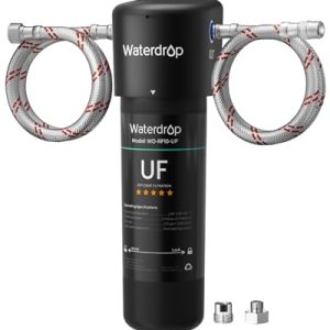 Waterdrop 10UA-UF Ultra Filtration Under Sink Water Filter for Bacteria Reduction, 11000 Gallons, Reduces Lead and Chlor