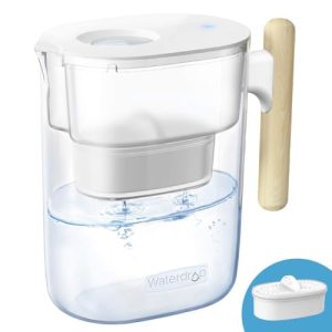 Waterdrop Water Filter Pitcher - 10-Cup BPA Free - NSF Certified Long-Life Filter - Reduces PFOA/PFOS - 200-Gallon Capac